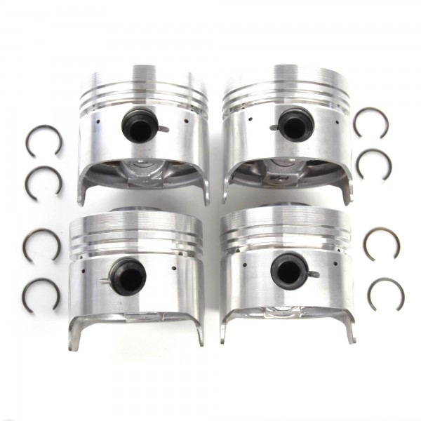 Piston set 18/2000 (84mm std) with dome 3rd stage 8mm Fiat 124 Spider