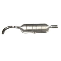 Embout d'échappement arrière chromé Fiat 124 Spider 1400 AS / 1600 - silencieux arrière Embout d'échappement arrière chromé Fiat 124 Spider 1400 AS / 1600 - silencieux arrière