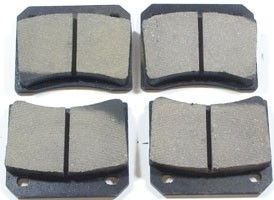 Set of brake pads Fiat 1300/1500 (front) - Fiat 2300 - Fiat Dino (rear)