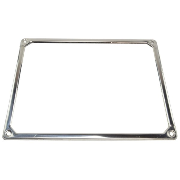 Frame for rear licence plate Fiat 500 (Inox)