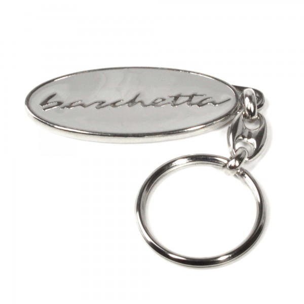 FIAT Barchetta porte-clés ovale blanc