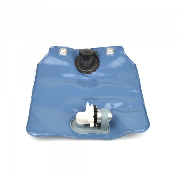 Bolso azul de lavado con bomba eléctrica 69-78 Fiat 124 Spider