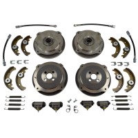 Brake kit (front and rear) Fiat 500 F-L (from 67) Brake kit (front and rear) Fiat 500 F-L (from 67)