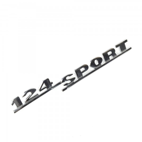 Inscription "124 Sport " Fiat 124 Spider