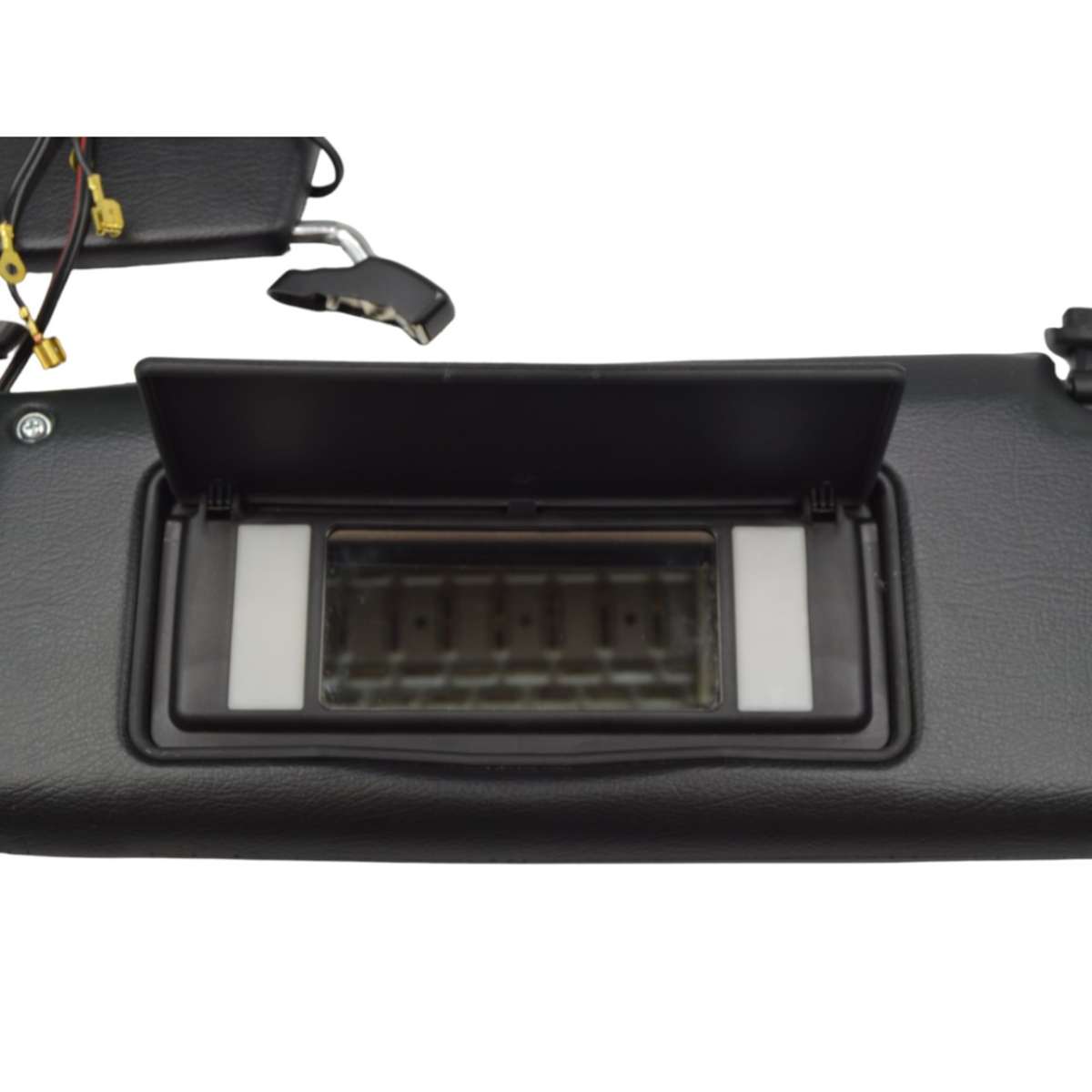 MB-107-560SL外装部品販売-ドアー販売ガラスレギレター付き Set of black sun visors (with make-up mirrors) Mercedes-Benz R107