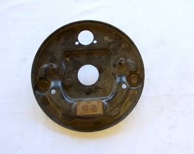 Brake carrier plate front right Fiat 850