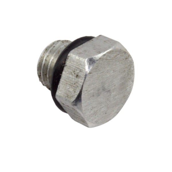 Aluminium plug voor radiatorbodem Fiat 124 Spider, 124 Coupé