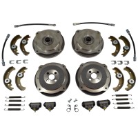 Brake kit (front and rear) Fiat 500 R, 126 (1st series) Brake kit (front and rear) Fiat 500 R, 126 (1st series)