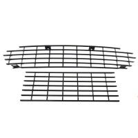 Radiator grille set top and bottom Fiat 124 Spider (74-85) - Radiator grille black Radiator grille set top and bottom Fiat 124 Spider (74-85) - Radiator grille black