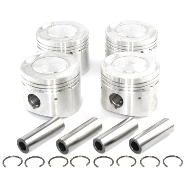 Piston set 84mm +0.6 with 1.5 mm dome 1800-2000 Fiat 124 Spider, Coupé