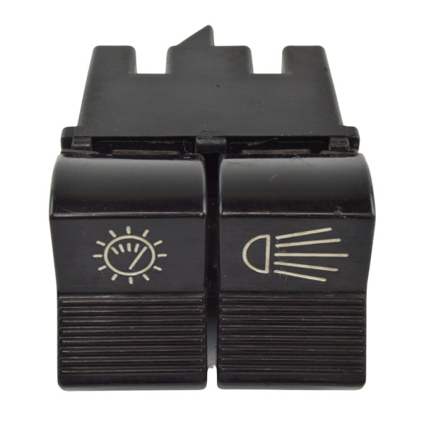 Interrupteur double éclairage pour Fiat 1100 R, 1300/1500, 2300, 125