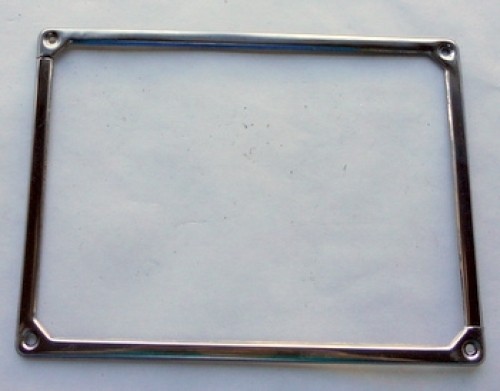 Rear licence plate frame (280 x 205 mm)