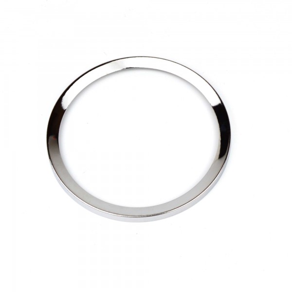 Chrome ring large for instruments Fiat 124 Spider, 124 Coupe (instrument ring for flanging)