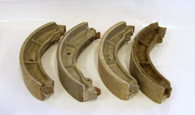 Set of brake shoes Fiat 1100