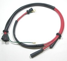 Ignition cable set Fiat 500 N/D/F/L (red)