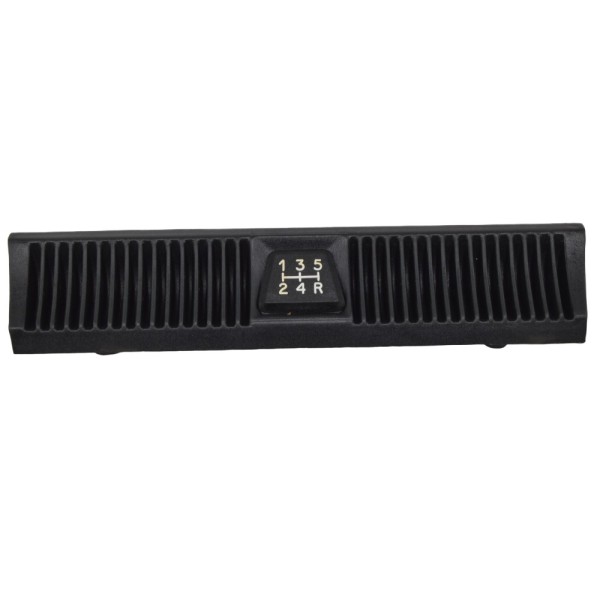 Habillage de la console centrale, y compris plaquette avec schéma de câblage Fiat 124 Spider DS (83-85)