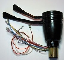 Interruptor de la columna de dirección Fiat 500 F/R (negro)
