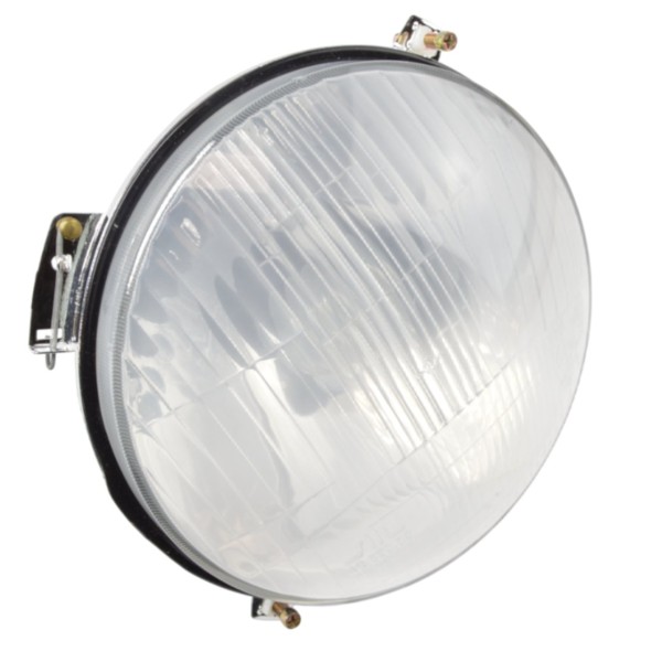 Faro 7 pollici Bilux con luce di parcheggio, montaggio a morsetto e lente avanzata Fiat 850