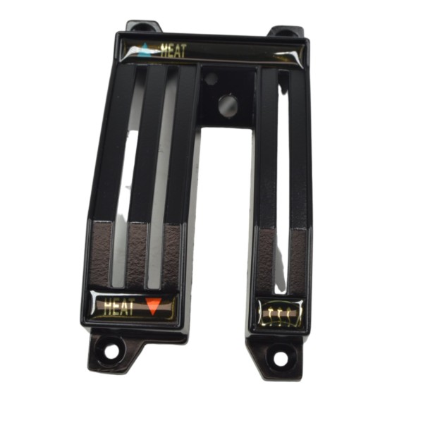 Fondale riscaldamento Fiat 124 Spider DS (83-85) fondale nero per leva riscaldamento