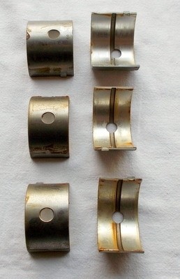 Crankshaft bearing shell set 3rd oversize (0.762 mm) Fiat 1100, Fiat 1200