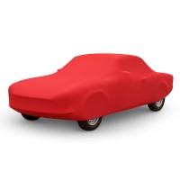 Housse d'intérieur pour Fiat 124 Spider - rouge