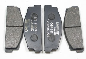 Front brake pads AS 1st series Fiat 124 Spider(66-69), 124 Coupé / 850 Sport - set of brake pads