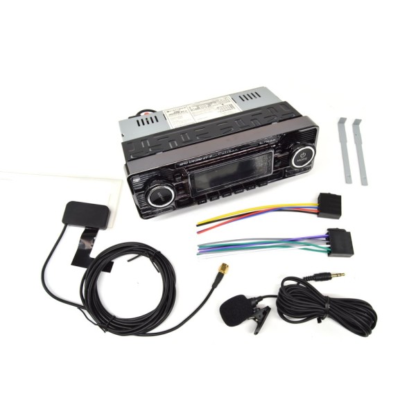 Caliber Retro car radio (black) with USB, AUX and DAB+