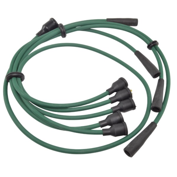 Jeu de câbles d'allumage Fiat 124 Coupe/Spider (vert)
