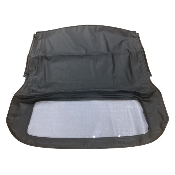 Stoffen dak Fiat 124 Spider (66-78) zwart /zwart helder venster PVC