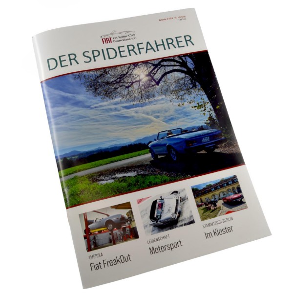 Club magazine "Der Spiderfahrer" (issue 4-2024) - Fiat 124 Spider Club Deutschland e.V.