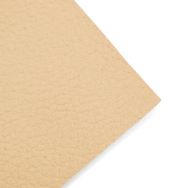 Muestra de material imitación de cuero beige (207x4647) "KL2