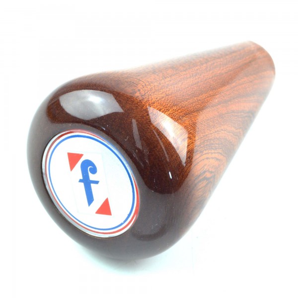 Gear knob mahogany with Pininfarina emblem Fiat 124 Spider