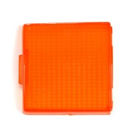 Tampa do indicador traseiro amarelo esquerdo Fiat 124 Spider BS-CS1 (72-78) Tampa do indicador traseiro amarelo esquerdo Fiat 124 Spider BS-CS1 (72-78)