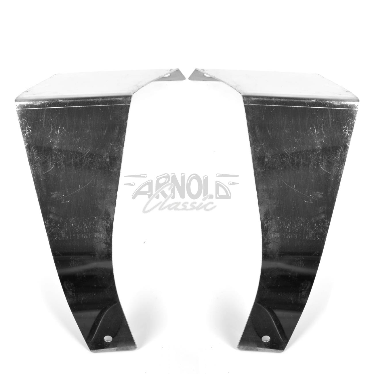 thumbnail image 2 of Stainless Steel Chrome Grille Frame For Fiat 124 Spider | Front Radiator Trim | 1970–1985 (Pair) 2 of 6