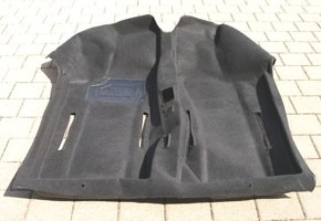 Fitted carpet (black) Fiat 600 /D - Seat 770 S