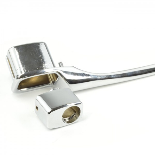 Poignée de porte gauche avec bouton poussoir Fiat 124 Spider (66-78), Dino Spider