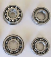 Set of gearbox bearings without differential bearing Fiat 500 - Fiat 126