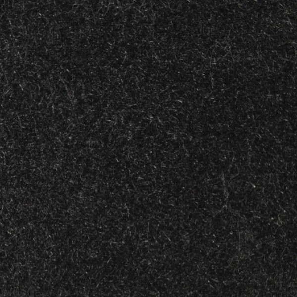 Carpet Pattern Velour Black Material Sample 'S2