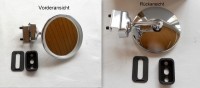 Buitenspiegel chroom Fiat 500 - Fiat 600 (plat) Buitenspiegel chroom Fiat 500 - Fiat 600 (plat)