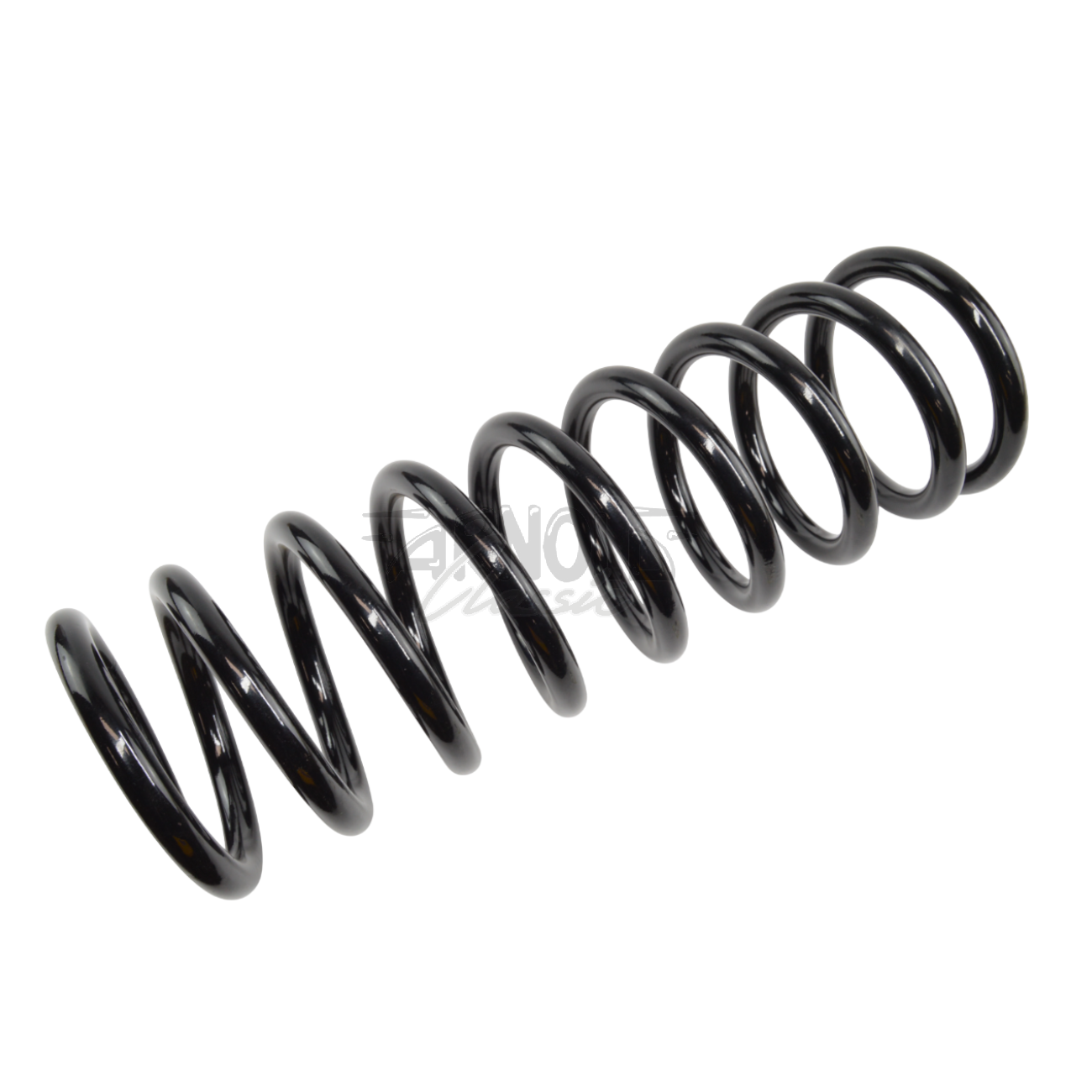 Pair Black Rear Coil Springs - Classic Fiat 500 F/L/R Standard 220mm (Italy Made)