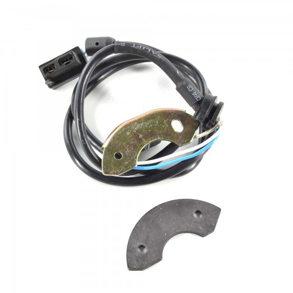 Transmetteur inductif pour distributeur d'allumage Fiat 124 Spider (câble noir) Transmetteur à effet Hall Impulsion d'allumage