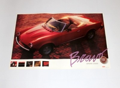 Poster 'Fiat 124 Spider '.
