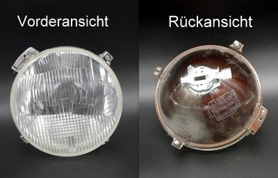 Par de insertos de faro H-1 CARELLO Fiat 1500 C Berlina