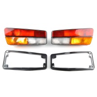 Conjunto de lanternas traseiras Fiat 124 Spider 2000 (incl. vedações) Conjunto de lanternas traseiras Fiat 124 Spider 2000 (incl. vedações)