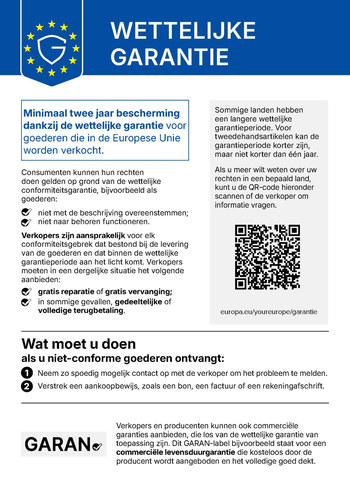 Wettelijke garantie (GARAN)